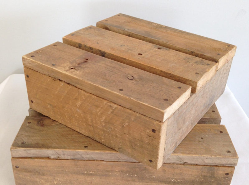 Tiered Rustic Table Display Boxes